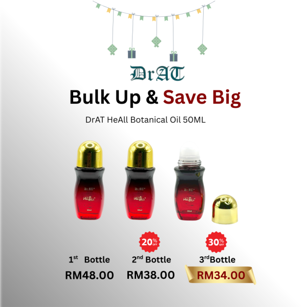 DrAT HeAll Botanical Oil 50ML-3 Bottles Bundle