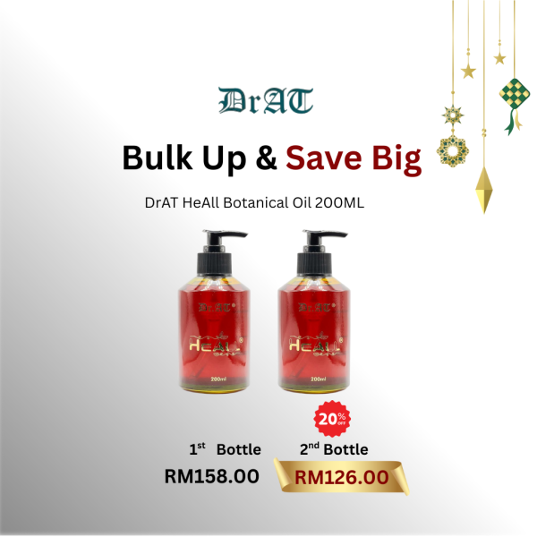 DrAT HeAll Botanical Oil 200ML -2 Bottles Bundle