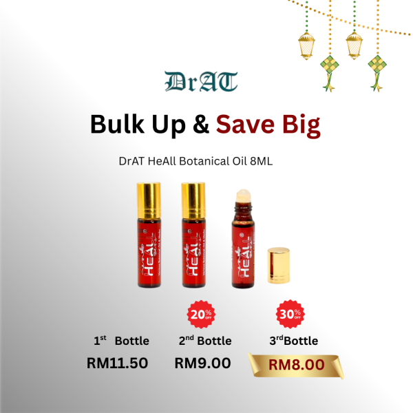 DrAT HeAll Botanical Oil 8ML -3 Bottles Bundle