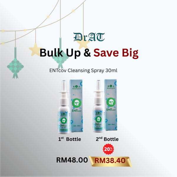 ENTcov Cleansing Spray 30ml-2 Bottles Bundle