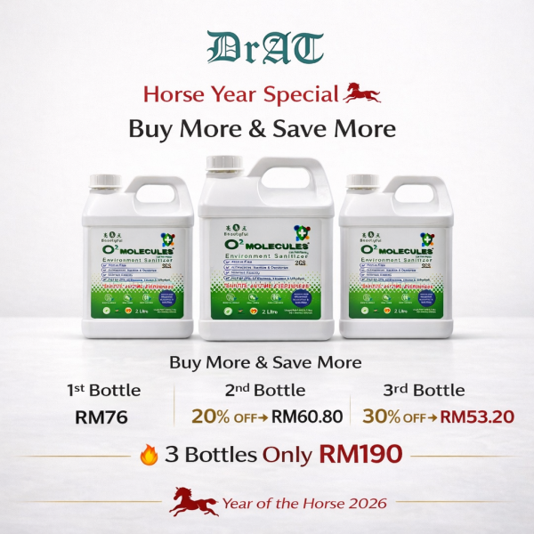 O² Molecules Environment Sanitizer 2L – 3 Bottle Bundle