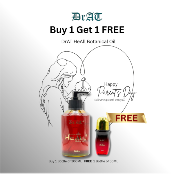DrAT HeAll Botanical Oil 200ml FREE 50ml (1 bottle)