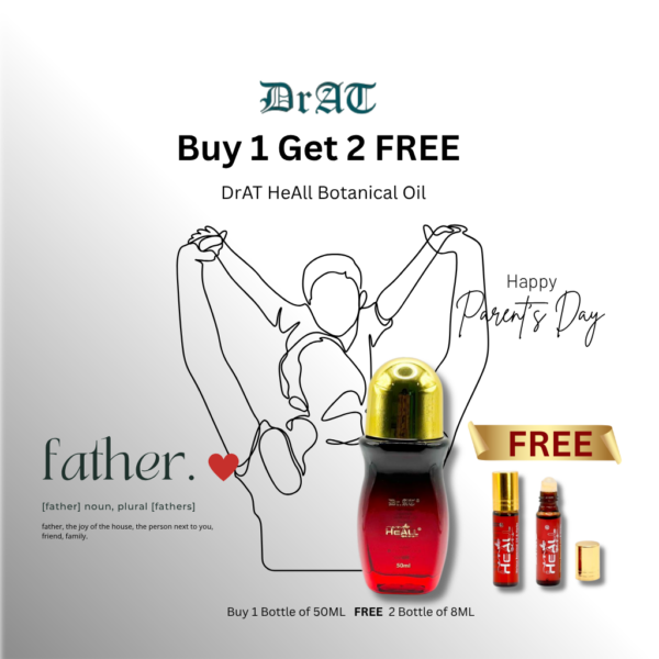 DrAT HeAll Botanical Oil 50ML FREE 8ML (2 Bottles)